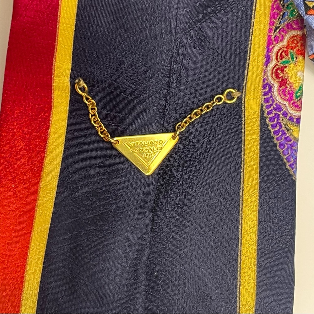 Vitaliano Pancaloi Lot of 6 Silk Ties Amazing Colorful Rainbow Abstract NeckTies - Picture 13 of 15